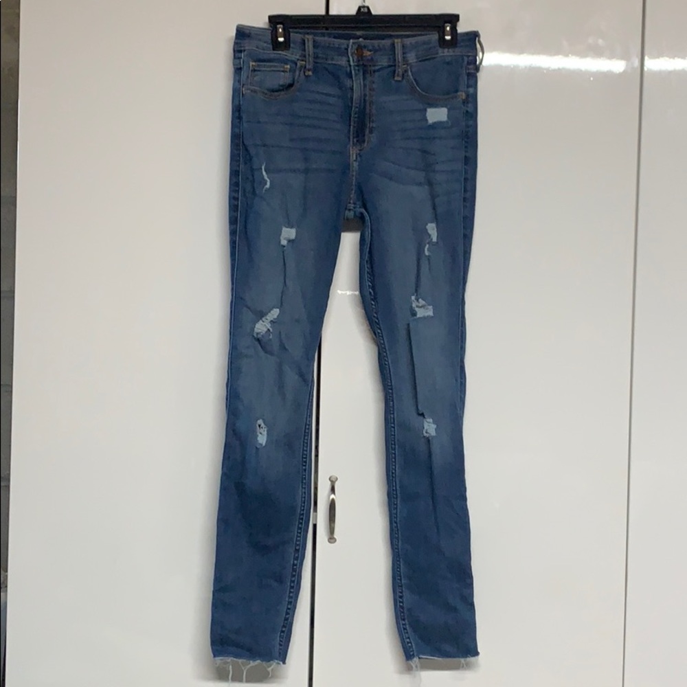 Hollister medium was ripped jeans